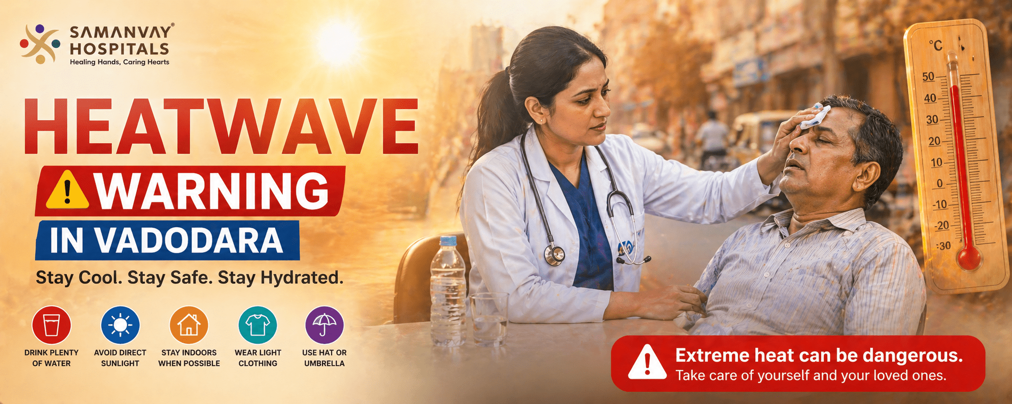 Heatwave Warning in Vadodara