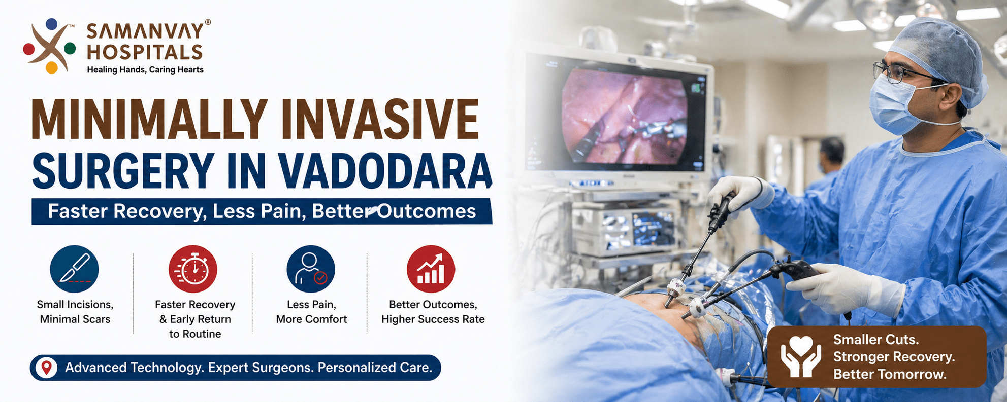 Minimally Invasive Surgery in Vadodara – Faster Recovery, Less Pain, Better Outcomes