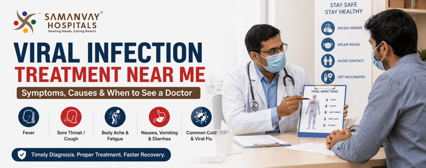 Viral Infection Treatment Near Me – Symptoms, Causes & When to See a Doctor