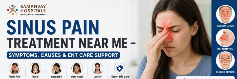 Sinus Pain Treatment Near Me – Symptoms, Causes & ENT Care Support