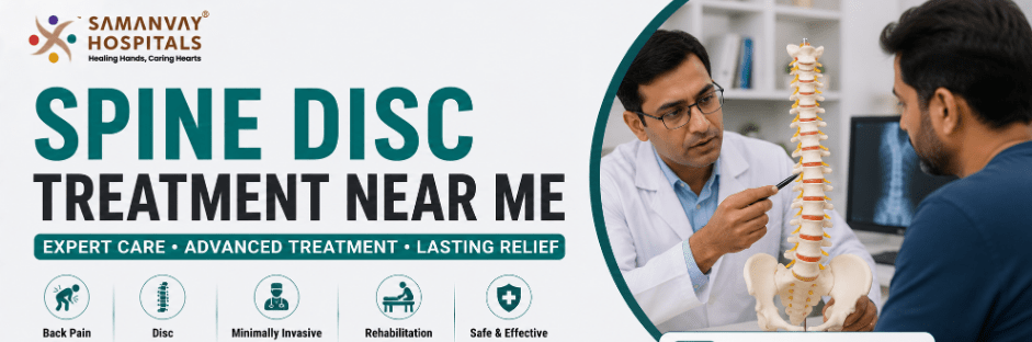 Spine Disc Treatment Near Me – Symptoms, Causes & Advanced Spine Care