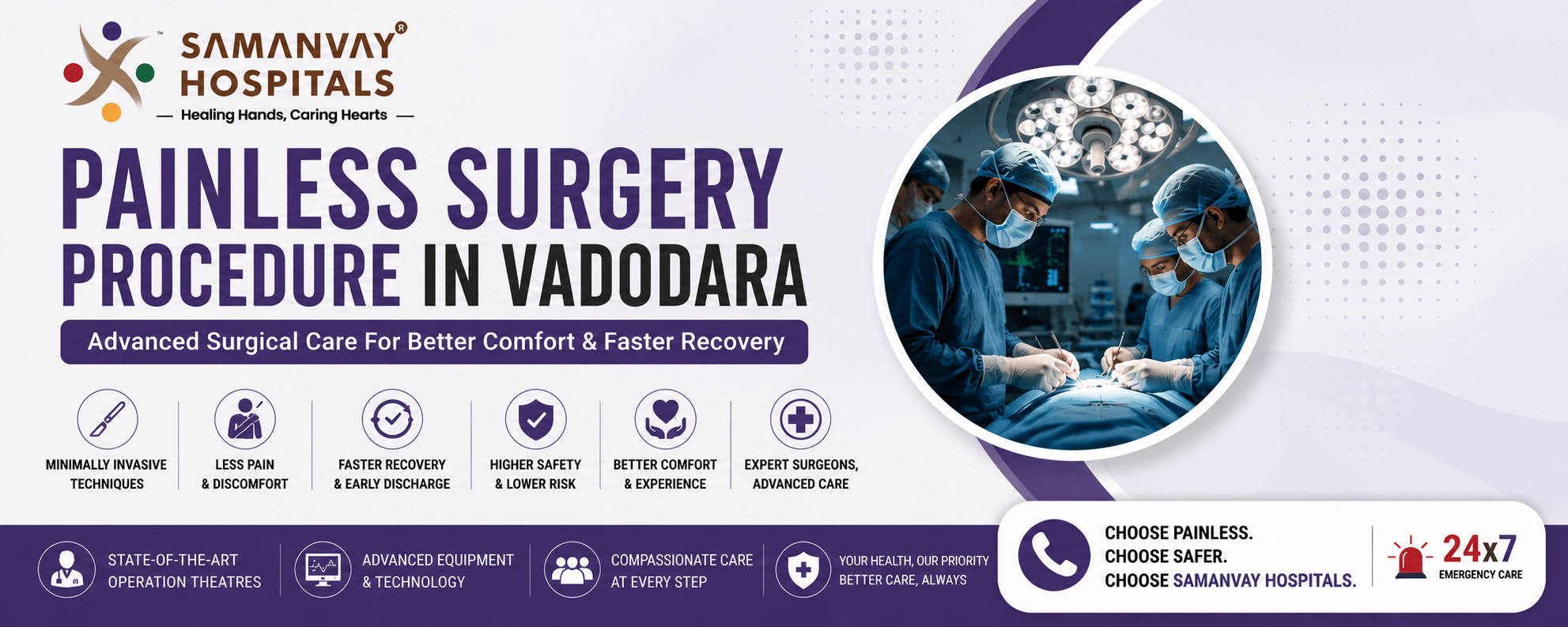 Painless Surgery Procedure In Vadodara