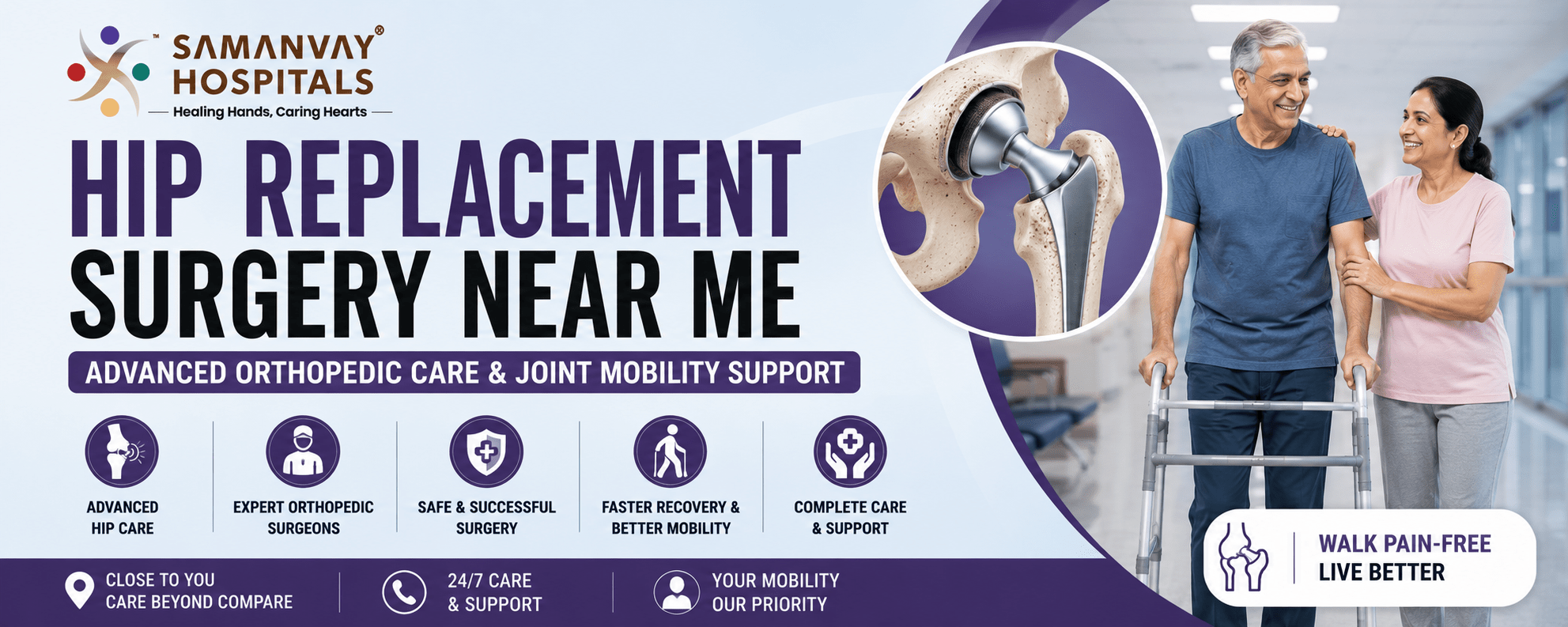 Hip Replacement Surgery Near Me  Advanced Orthopedic Care & Joint Mobility Support